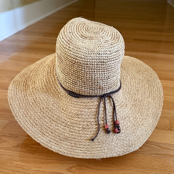 Wallaroo Hat Company Napa Raffia Straw Hat Wide Brim - Picture 3 of 15